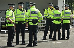 Police in Glasgow