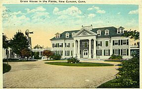 PostcardGraceHouseNewCanaanCTca1915