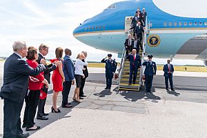 President Trump Arrives in SC (48959257297)