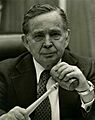 Profile of Carl Albert, smiling