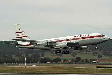 Qantas Foundation Memorial Boeing 707-138B CBR Gilbert