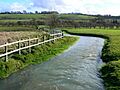 River Og near Ogbourne St Andrew