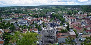 Panoramic view of Söderköping in 2004