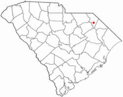 Location of Brownsville, South Carolina