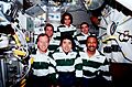 STS-87 traditional in-flight crew portrait