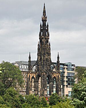 Scott Monument in Edinburgh