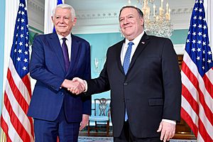 Secretary Pompeo Meets With Romanian Foreign Minister Melescanu (47464133632)