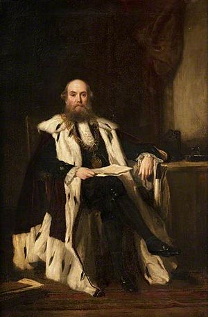 Sir William Collins - Glasgow Provost - en Regalia