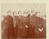Picture of faculty at St. Mary's Female Seminary in 1898
