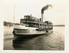 Sydney Ferry BARAGOOLA as a steamer