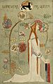 The Poems of Alfred, Lord Tennyson 1899, art by Dorothy C Smyth, back cover