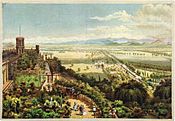 The Valley of Mexico from Chapultepec (Mexico City), 1850 Casimiro Castro