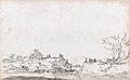 The breach in the dyke at Houtewael (march 1651) by Jan Josefsz van Goyen