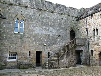 The courtyard of Aydon Castle - geograph.org.uk - 463661