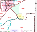 Tiawah CDP map