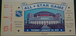 Ticket All Star Game 1970