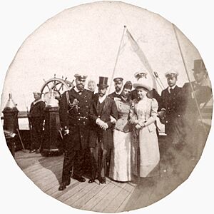 Tzar Alexander III and members of the Royal family