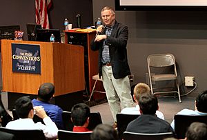 U.S. Congressman Dana Rohrabacher speaking at the 2013 California Young Americans for Liberty State Convention