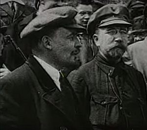 Vladimir Lenin and Lev Kamenev