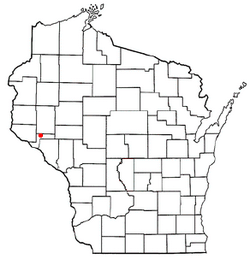 Location of Waubeek, Wisconsin