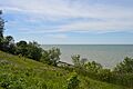 West from Lakefront Lodge over lake
