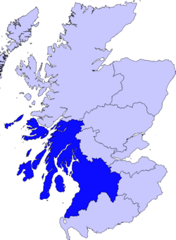 Strathclyde within Scotland