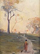 Arthur Streeton The Road Up the Hill c 1889