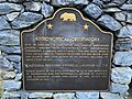 Astronomical observatory plaque in Volcano CA