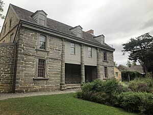 Back of John Bartram's stone house in Philadelphia, PA