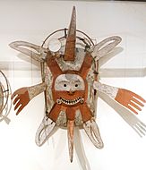 Boat mask of a shaman - Jacobsen Yup'ik collection, 1883 - Ethnological Museum, Berlin - DSC01050