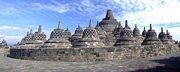 Borobudur temple panorama