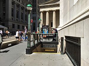Broad Street - Exit at 23 Wall Street