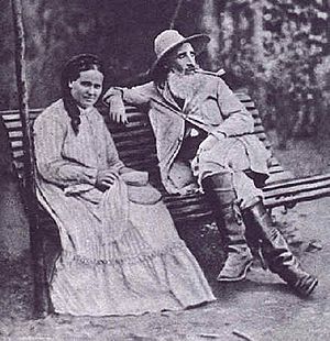 Camille Pissaro et sa femme Julie Vellay en 1877 à Pontoise