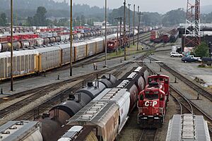Railway yard in Port Coquitlam