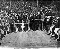 Captain De Groot and Party at Bowen's Creek Bridge Opening (4091988634)