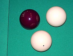 Carom billiards balls