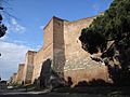 Celio - le mura tra porta san Sebastiano e porta Ardeatina 1974