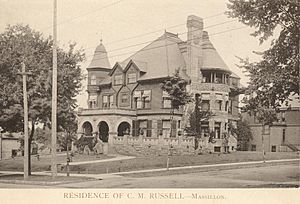 Charles M. Russell house Lincoln Way E & 4th St. NE