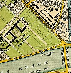 Chelsea Barracks map 1897