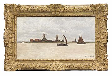 Claude Monet, De Voorzaan en de Westerhem, 1871 (collectie Zaans Museum)