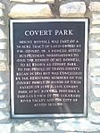 Covert Park Marker at foot of Mt Bonnell