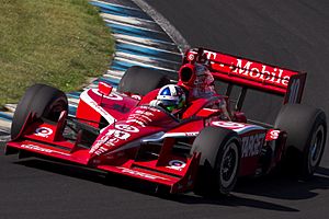 Dario Franchitti 2011 Indy Japan 300 Race hairpin