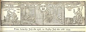 Dublin Evening Post 1734