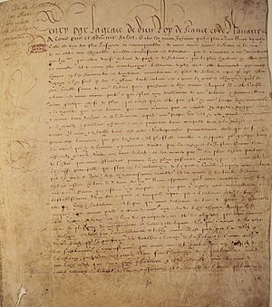 Edit de Nantes Avril 1598