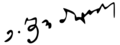 Eduard Shevardnadze signature