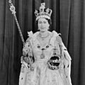 Elizabeth II in coronation regalia