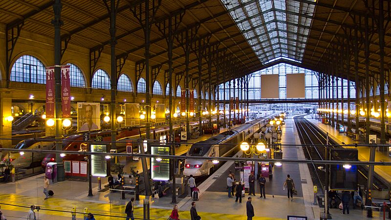 Eurostar Paris Gare du Nord Station, 8 October 2011