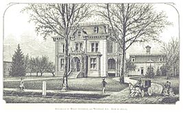 FARMER(1884) Detroit, p488 RESIDENCE OF HENRY STEPHENS, 990 WOODWARD AVE. BUILT IN 1871-83