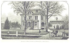 FARMER(1884) Detroit, p488 RESIDENCE OF HENRY STEPHENS, 990 WOODWARD AVE. BUILT IN 1871-83
