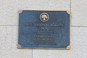 First National Building historical marker ann arbor